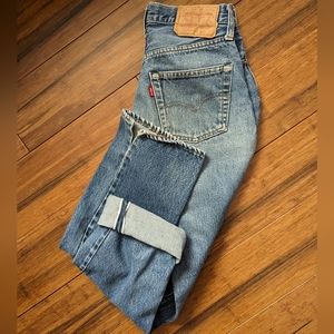 Vintage Levi's 501 Made in USA Redline Selvedge Denim 1970s - early 80s